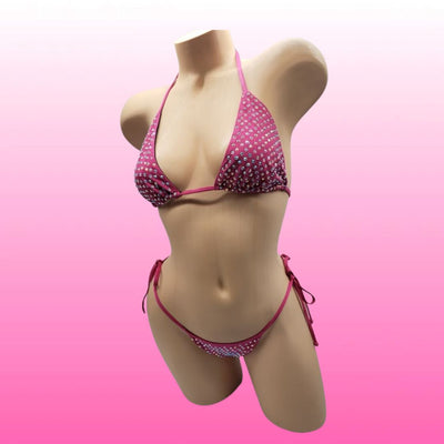 Custom designed by"Rubin Dario Disenador Modas" Pink Lingerie Dancer Depot