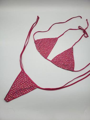Custom designed by"Rubin Dario Disenador Modas" Pink Lingerie Dancer Depot Small