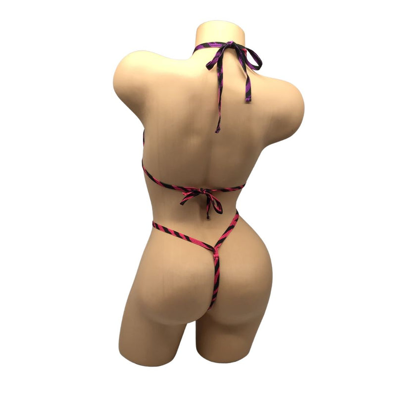 No. 300 Thong Bikini Set — Fruity Stripes Dancer Depot